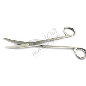Tijeras de Disección Quirúrgicas Mayo Curvas de 7'' con Punta Roma, Supercut, de Acero Inoxidable, Instrumentos Quirúrgicos con Certificación CE - Product Image 3