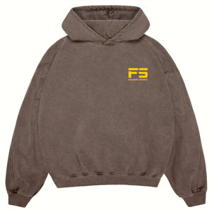 Sudadera con Capucha Extra Grande Unisex Gris de Primera Calidad, de Algodón y Felpa, Informal, para Invierno, Estilo Vintage, con Cierre y Bolsillos - Product Image 4