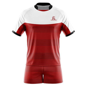 Vêtements d'équipe sportive professionnelle, uniforme de rugby avec matériau respirant, confortable à porter pour les activités de match - Product Image 1