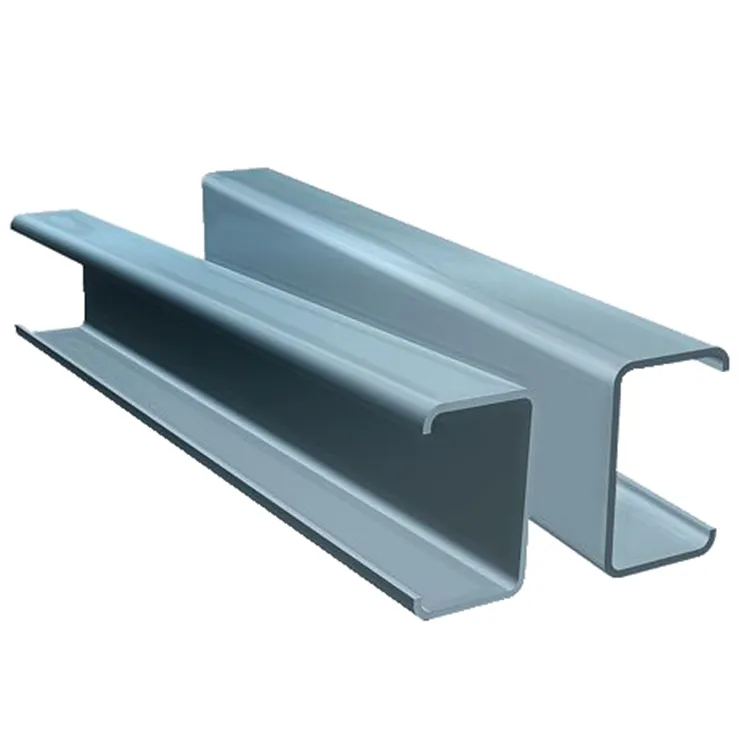 Aço processamento peças galvanizado u viga aço U canal aço estrutural c canal/C perfil preço Purlin