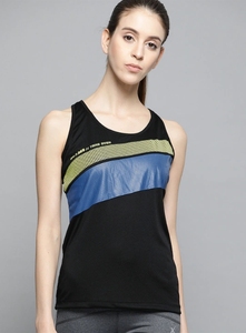 Conjunto Deportivo para Mujer, Top Sin Mangas con Bloques de Color, Chaleco Deportivo de Secado Rápido, Leggings de Punto de Spandex y Poliéster - Product Image 6