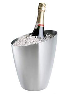 Premium Quality 5L Stainless Steel Ice Bucket Champagne Wine <b>Beer</b> Cooler Silver Finish Insulated Beverage <b>Chiller</b> for Parties - Product Image 3