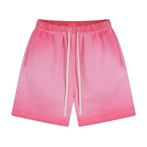 Shorts de Algodón con Lavado Ácido Estilo Vintage, Shorts de Felpa Francesa Gruesa, Shorts Casuales de Gimnasio para Hombre y Mujer, Personalizados OEM - Product Image 2