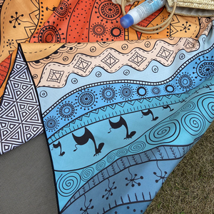 Serviettes de plage en coton de luxe de haute qualité, séchage rapide, sans sable, prix de gros, serviettes de bain en microfibre personnalisées - Product Image 6