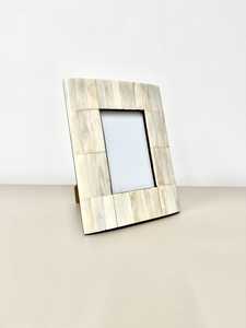 Cadre photo vertical haut de gamme en os incrusté, fait main, pour la décoration du salon, de la chambre ou du bureau, cadeau élégant et personnalisé - Product Image 6