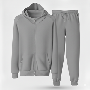 Survêtement à capuche à broderie pour homme de 450 g/m² d'épaisseur, 100% coton, premium personnalisé - Product Image 1