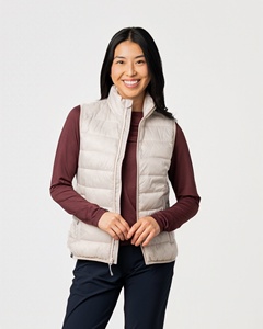 Gilet matelassé coupe-vent réversible zippé TriPro Sports pour femme, 100 % polyester, style streetwear, coupe classique pour l'hiver - Product Image 1