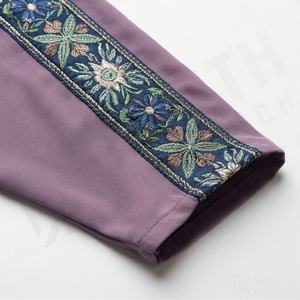 Nouvelle collection d'abayas en gros, robes kaftan musulmanes pour femmes, vêtements islamiques modestes, haute qualité, livraison directe d'usine. - Product Image 5