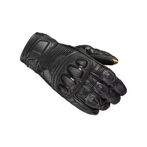 Leather Motorcycle <b>Gloves</b> Breathable Mesh Full Finger Non-Slip <b>Touchscreen</b> Protection Motocross Adjustable Wrist Strap Summer - Product Image 2