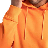 Sweat à capuche pour homme en tissu polaire de couleur unie, de luxe, vente en gros, best-seller