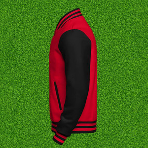 Blousons universitaires personnalisés OEM pour l'hiver, style vintage unisexe, avec patchs en chenille et logo brodé, vente en gros - Product Image 2