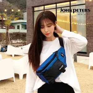 John peters กระเป๋าคาดอกผู้หญิงสีฟ้ารอยัลสะโพกกระเป๋าหน้าอก1500เกาหลีใต้ - Product Image 1