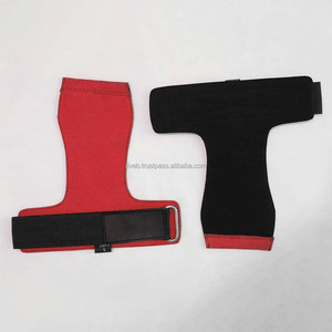 Agarraderas de Gimnasia de Cuero a Precio de Mayoreo, Correa de Muñeca Ajustable, Antideslizante, Protector de Palma para Levantamiento de Pesas - Product Image 1