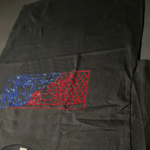 Camiseta de hombre con pedrería de moda 2026, estilo casual de algodón con cristales brillantes, ropa urbana, venta al por mayor de fábrica OEM - Product Image 5