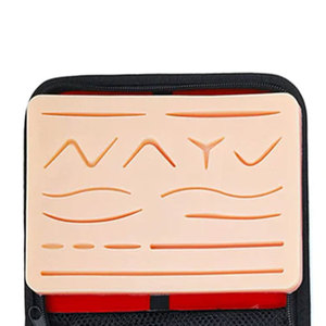 Kit de sutures chirurgicales en acier inoxydable avec coussinet de suture en silicone réutilisable pour étudiants, en vente à bas prix - Product Image 2