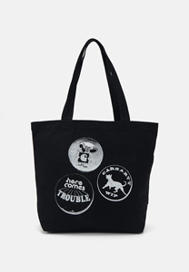 Eco Friendly Bottom Gusset Printed <b>Tote</b> Bag | Recycled Cotton Grocery Shopping Bag | Custom Logo Reusable Shoulder Carry Bag - Product Image 4