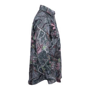 100% C-7 oz résistant aux flammes FR Forest Camouflage vêtements de sécurité chemise taille moyenne - Product Image 4