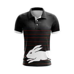 Camiseta de Rugby Polo de Manga Corta para Hombre, de Poliéster de Secado Rápido, Personalizada, Vintage, Sublimada, con Rayas de Irlanda, Liga NRL - Product Image 4