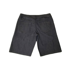 Pantalones Cortos Vaqueros Holgados de Verano para Hombre, Estilo Vintage, de Alta Calidad, con Bolsillo Bordado, Color Oscuro - Product Image 2
