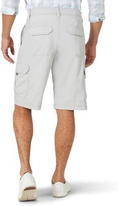 Shorts cargo gris clair pour homme, taille mi-haute, en coton, décontractés, d'été, avec poches, en tissu respirant - Product Image 4