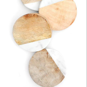 High Quality <b>Marble</b> <b>Coasters</b> With Smooth Finish Durable Table Protection For Dining Room Coffee Table And Bar - Product Image 1