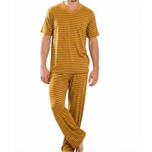 Pijamas de Fábrica Directa para Hombre, Algodón Suave y Transpirable, Ropa de Dormir Tejida, Proveedor OEM - Product Image 5