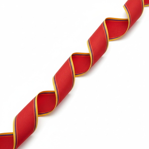 Cintas al por mayor personalizadas de doble cara de satén y grosgrain, trenzas de mezcla de viscosa y poliéster de primera calidad - Product Image 4