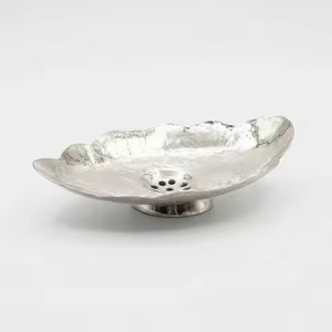 Golden Finish Shell <b>Soap</b> Dish Vintage Metal Pedestal Bathroom Accessory Luxury <b>Soap</b> <b>Holder</b> Tray For Home & Hotel - Product Image 4