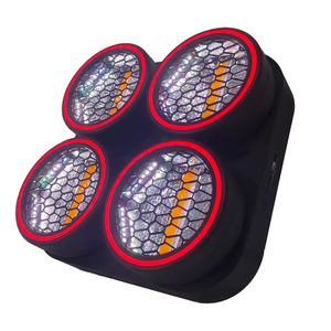 Lámpara de Barra LED Retro de Cuatro Lentes con Panel de Matriz de Panal y Efecto de Caballo Corriendo para Discotecas y Bares - Product Image 5
