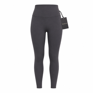 Conjunto Deportivo de Cintura Alta con Control de Abdomen, Leggings Ligeros de Pierna Ancha y Sujetador Deportivo Sexy Frontal - Precio Mayorista - Product Image 4