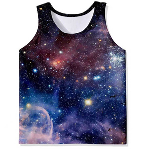 เสื้อกล้ามพิมพ์ลายสำหรับผู้ชาย ผลิตตามสั่ง ขายส่ง เสื้อผ้าออกกำลังกาย แขนกุด ระบายอากาศได้ดี ผ้าฝ้าย ฟิตเนส รับผลิตแบบ OEM ODM ราคาโรงงาน ขายดี - Product Image 2