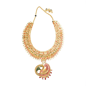 Heavy Work Peacock Ottiyanam Fashion Body Jewelry - Product Image 2