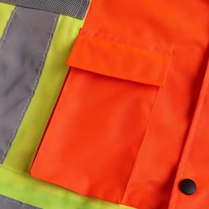 Chaleco Reflectante de Seguridad ANSI Clase 1 con Luz LED Intermitente e Impermeable, Colores y Logotipo Personalizables, Varios Tamaños - Product Image 5