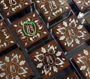 Premium acacia wood lid mop inlay Acrylic Crystal Modern Luxury Sustainable Multifunction Storage Box Handcrafted - Product Image 1