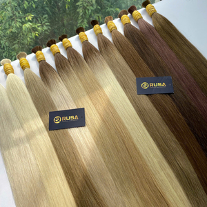 Extensiones de Cabello Humano Virgen Vietnamita Rusa Hanoi, Doble Trama a Máquina, Súper Doble Trama, 100g, Estilo Puntas Llenas, 1 Paquete - Product Image 1