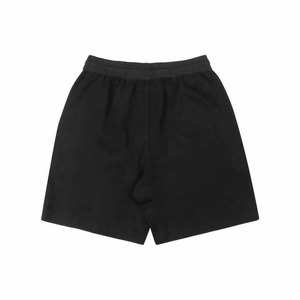 Shorts de baseball noirs pour hommes avec taille élastique, cordon de serrage et poches zippées, vêtements de sport légers pour l'entraînement - Product Image 4