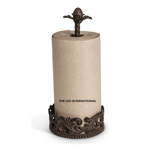 Porte-serviettes en métal couleur argent de qualité supérieure, taille et forme personnalisées, pour la décoration intérieure. - Product Image 6