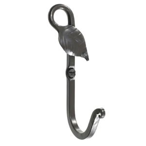 Classic Metal Wall <b>Hook</b> Single Coat Hanger Rust Resistant for Home Bathroom Clothing Storage Installation with Drill - Product Image 2
