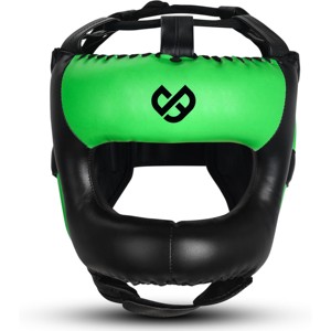 Casque de protection intégral en cuir pour boxe et MMA, avec protection nez et menton, pour sports de combat, vente en gros - Product Image 4
