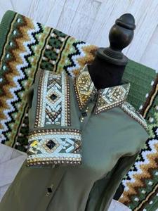 Type de produit : Tapis de ranch pour chevaux de type western / Couverture de selle * Tailles disponibles : Toutes les tailles standard (personnalisable selon les besoins) - Product Image 2