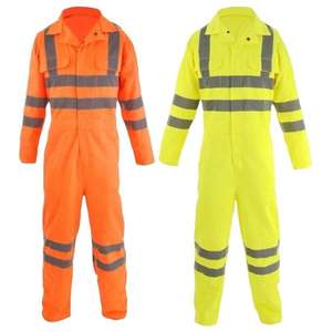 เสื้อแจ็คเก็ตทำงานกันหนาวคุณภาพสูง โพลีเอสเตอร์สะท้อนแสงแบบ Hi-Vis พร้อมฮู้ดซ่อนในตัว บุซับใน กันน้ำ - Product Image 3