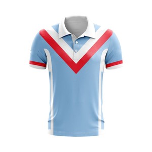 Camiseta de Rugby Unisex de Manga Corta, 100% Poliéster, Sublimación, Logotipo Personalizado, OEM, ODM, Venta al Por Mayor, Transpirable - Product Image 5