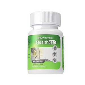 [invivotec] Healthear IFN1801 Complément Nutritionnel en Comprimés Certifié GMP Mélange Botanique Routine de Bien-être Auditoire pour - Product Image 1