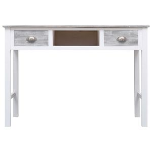 Escritorio de madera gris 43,3 "x 17,7" x 29,9 "para uso en computadora - Product Image 4