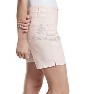 Servicio OEM, Venta al Por Mayor, Shorts de Mezclilla para Mujer, 100% Algodón Transpirable, Nuevo, Marca Privada - Product Image 4