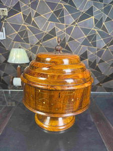 หม้อเสิร์ฟซุปทนความร้อนพร้อมฐานไม้ธรรมชาติ สำหรับบุฟเฟ่ต์ จัดเลี้ยง ใช้ในบ้าน และเสิร์ฟบนโต๊ะ - Product Image 5