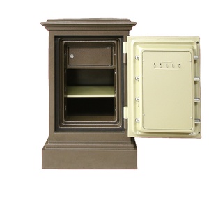 Grands coffres-forts WELKO BOB750 KC Brown Home Safe avec serrure à clé Construction en acier inoxydable ignifuge - Product Image 2