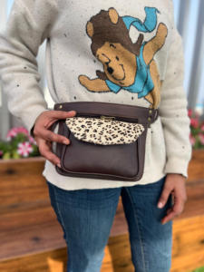 New Western Handmade Genuine Leather Waist Bag With Adjustable <b>Belt</b> Unique Vintage Stylish Fanny Pack Hip Adjustable Waist Bags - Product Image 2