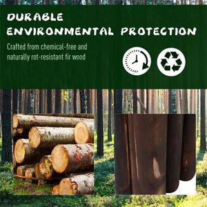 Vasi e Fioriere in Legno Eleganti e Resistenti per Decorazione Giardino Interno/Esterno - Product Image 6