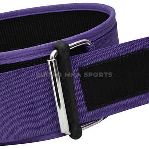 Cinturón de Levantamiento de Pesas para Entrenamiento en Gimnasio, Cinturón de Soporte de Fuerza con Logotipo Personalizado, Tamaño y Color por BURAQ MMA SPORTS - Product Image 4